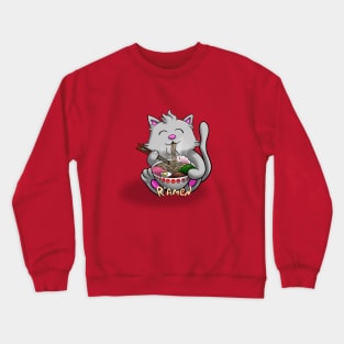 Ramen Noodle Cat Crewneck Sweatshirt